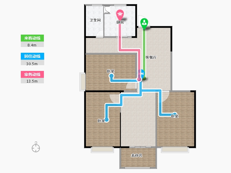 河南省-洛阳市-万富熙悦城-389.09-户型库-动静线