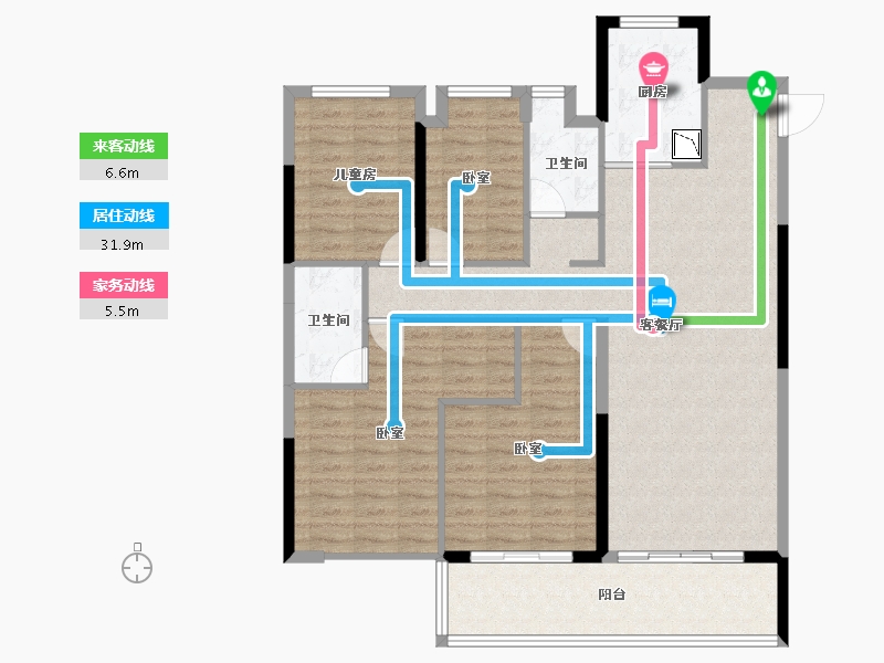 福建省-莆田市-建发玺院-114.00-户型库-动静线