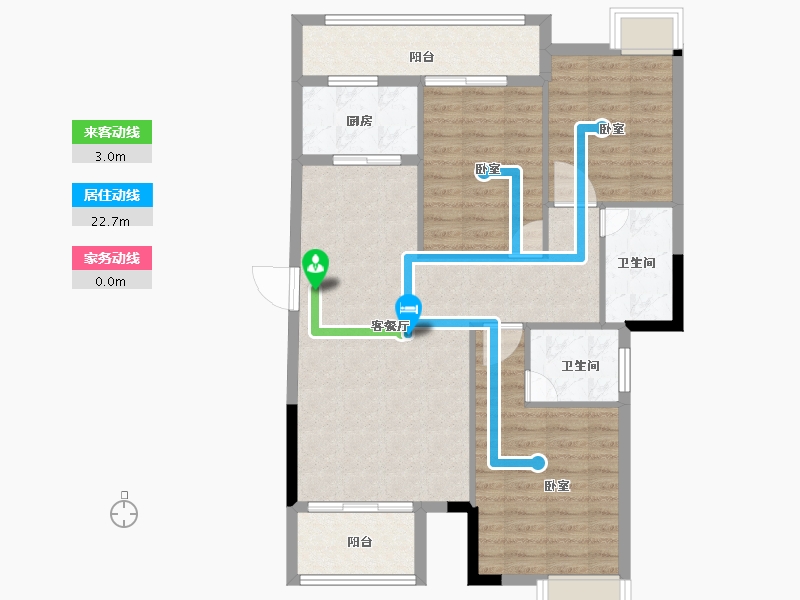 福建省-龙岩市-江南名府-94.00-户型库-动静线