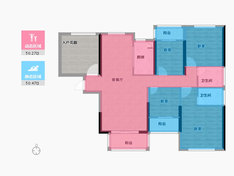 福建省-宁德市-霞浦汇川府-100.00-户型库-动静分区