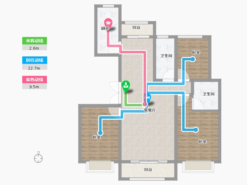 山东省-菏泽市-襄政华府-112.79-户型库-动静线