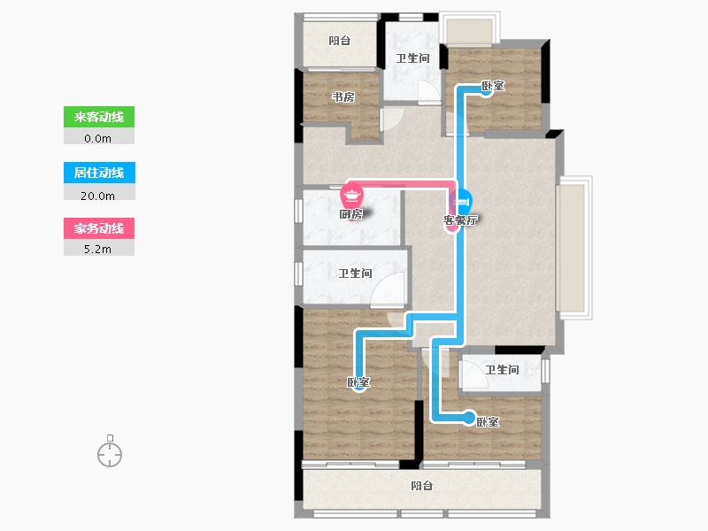 福建省-莆田市-铜锣湾·万达广场-98.00-户型库-动静线