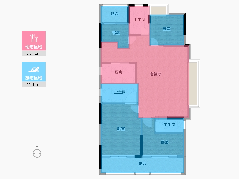 福建省-莆田市-铜锣湾·万达广场-98.00-户型库-动静分区