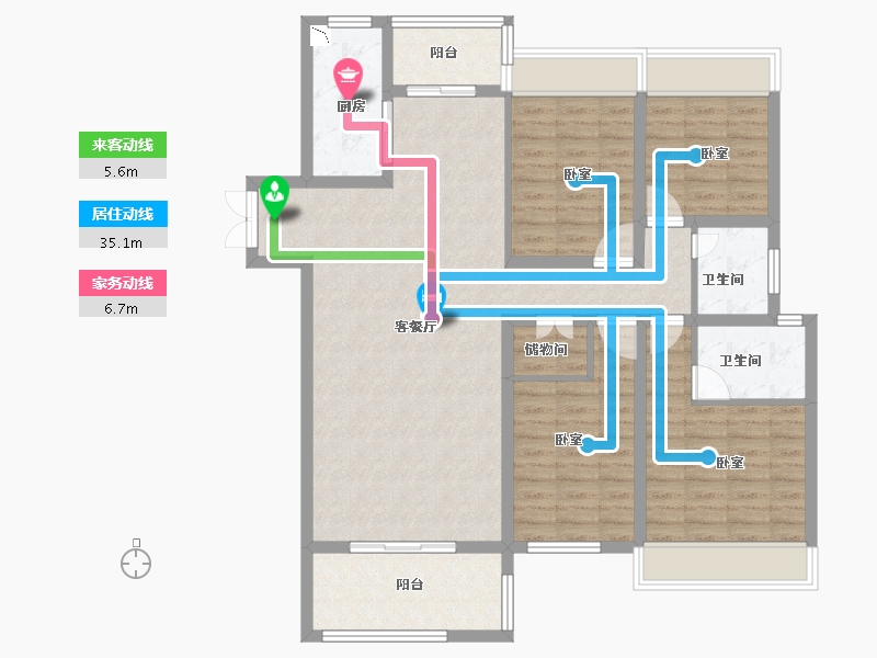 山东省-菏泽市-嘉利学府-114.00-户型库-动静线