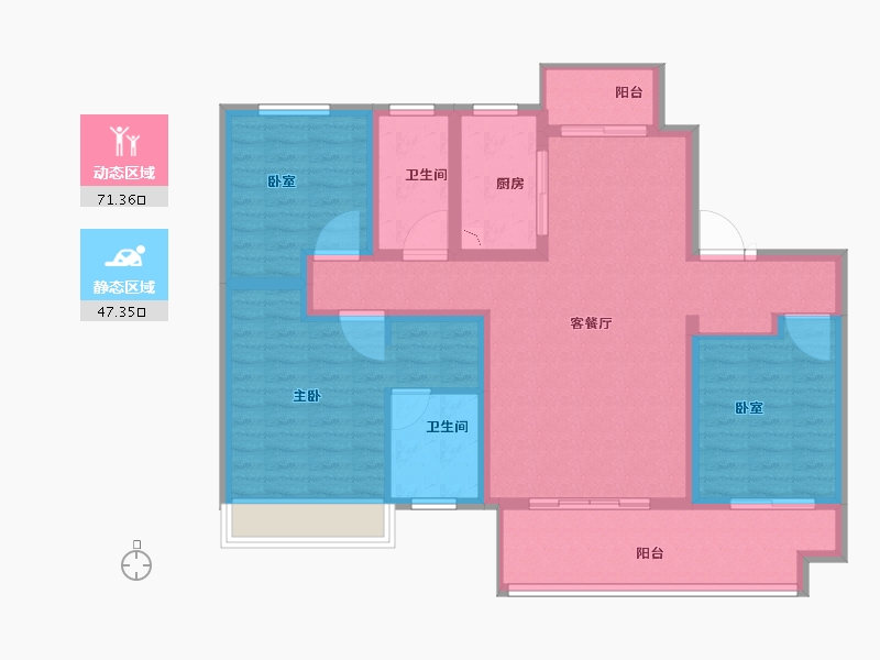 河南省-洛阳市-江山名邸-106.00-户型库-动静分区