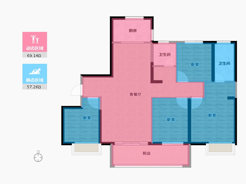 河南省-安阳市-利源永明壹号-114.00-户型库-动静分区