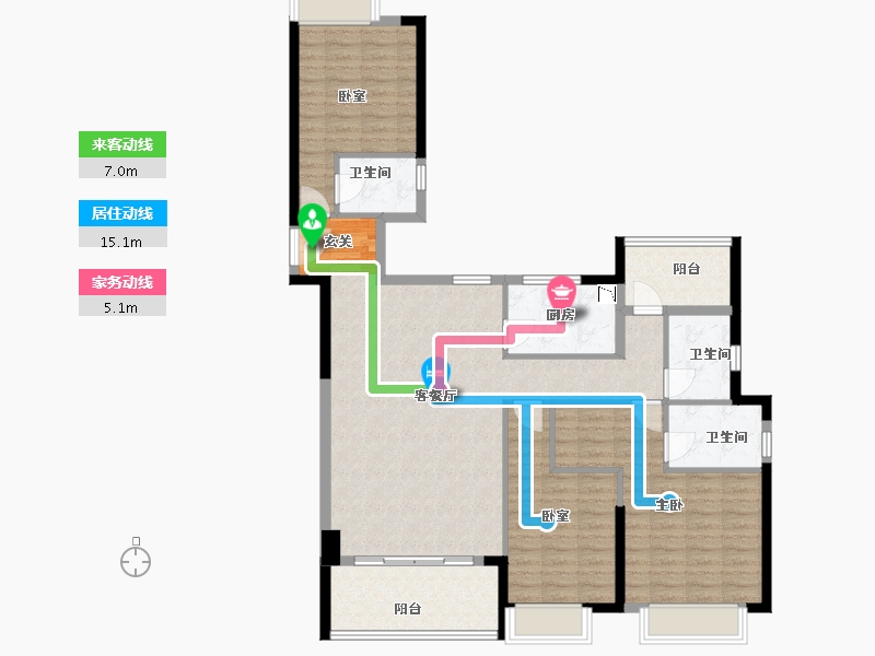 福建省-漳州市-大唐名门印象-114.85-户型库-动静线