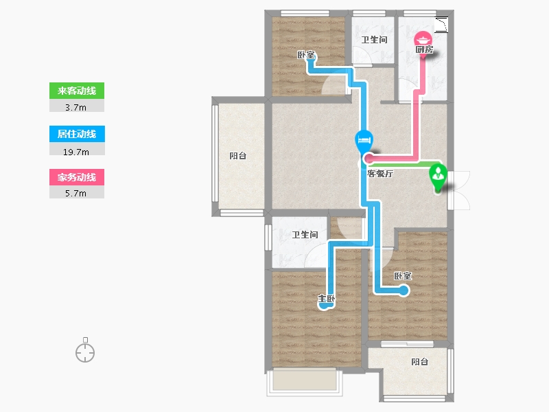 河南省-洛阳市-建业贰号城邦-92.00-户型库-动静线