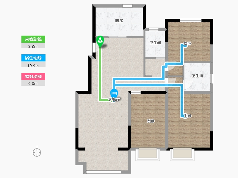 山东省-青岛市-钰泉景苑-108.36-户型库-动静线