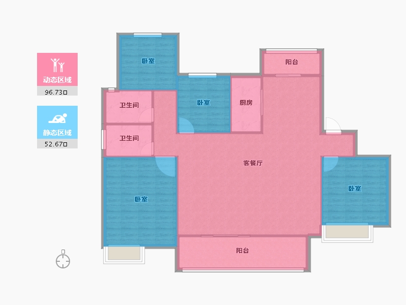 河南省-安阳市-利源迎宾壹号-138.00-户型库-动静分区