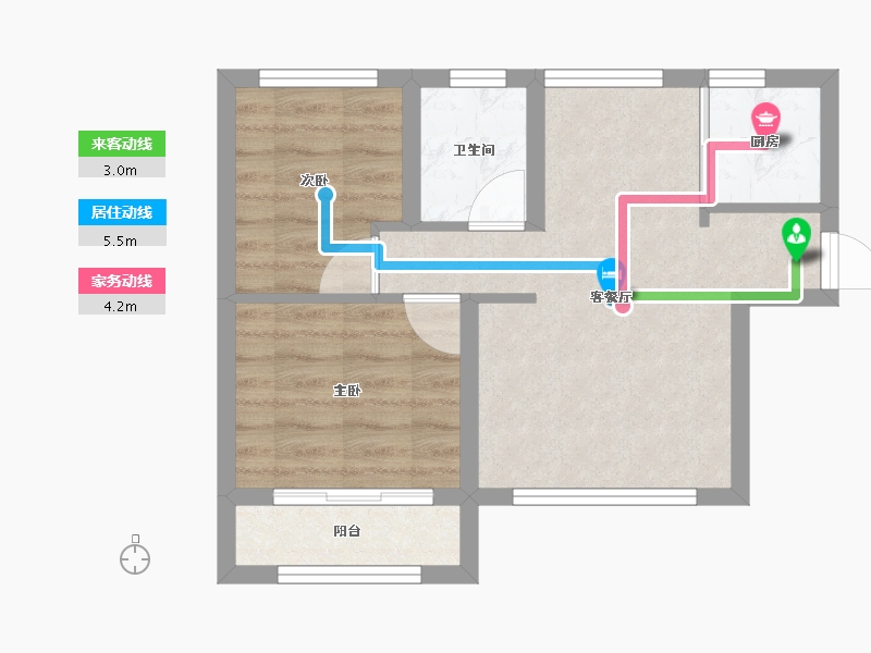 山东省-威海市-龙山湖原著-44.01-户型库-动静线