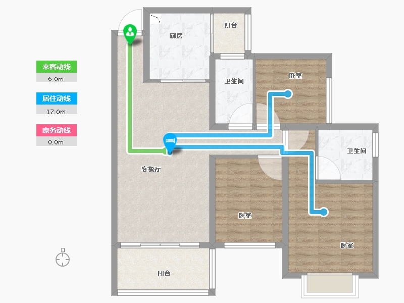 山东省-菏泽市-恒大绿洲-93.99-户型库-动静线