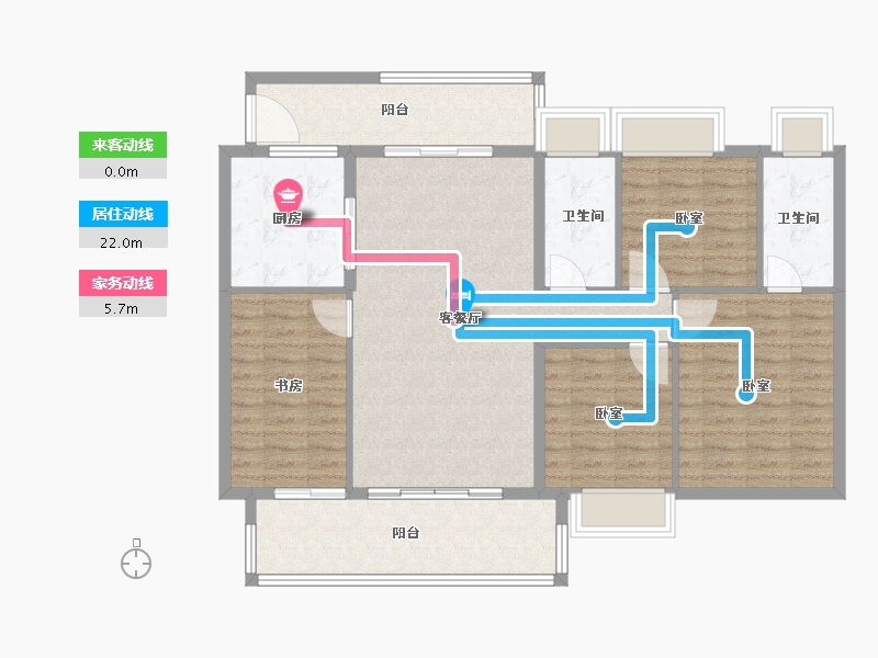 福建省-泉州市-石狮旭辉城-114.00-户型库-动静线