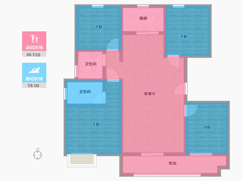 山东省-青岛市-中高名人书苑-111.01-户型库-动静分区