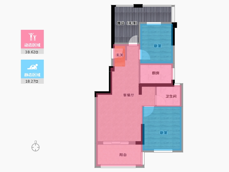 福建省-漳州市-三盛璞悦海-58.33-户型库-动静分区