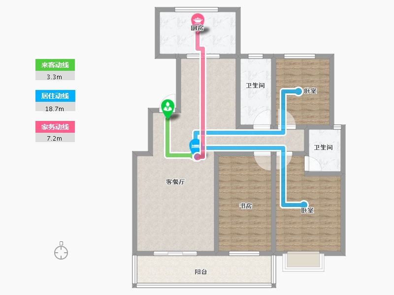 河南省-洛阳市-曌华水郡-118.71-户型库-动静线