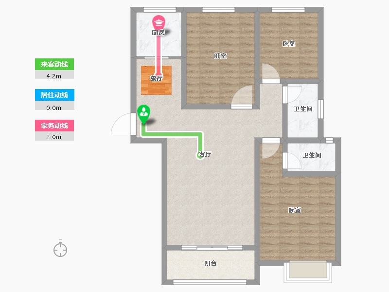 河南省-安阳市-上城公馆北郡-99.00-户型库-动静线