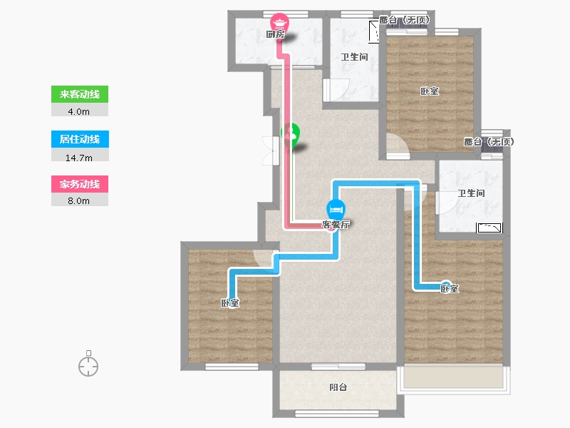 山东省-菏泽市-鑫源麗水城-98.13-户型库-动静线