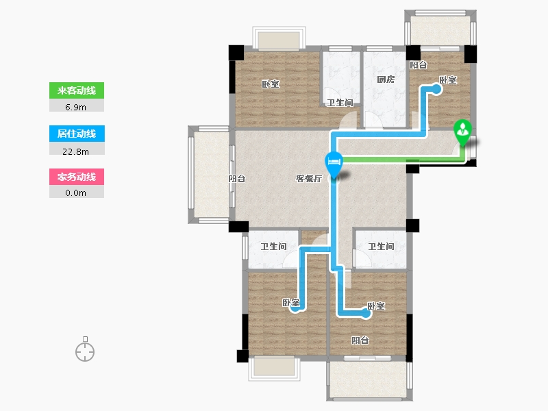 福建省-漳州市-兴博广场-120.52-户型库-动静线