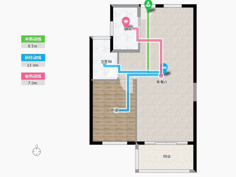 福建省-泉州市-石狮碧桂园-102.00-户型库-动静线