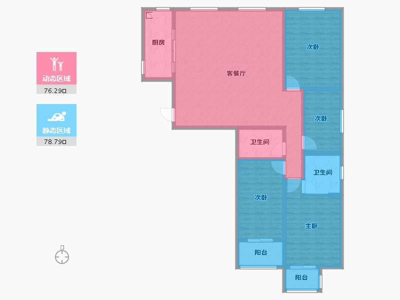 山东省-济南市-和平大院二期-140.00-户型库-动静分区