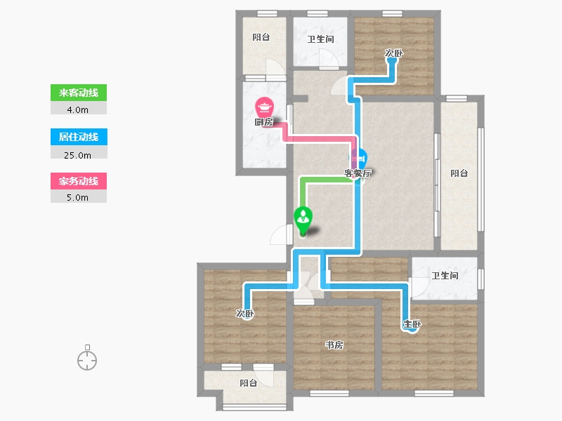 山东省-青岛市-银盛泰博观锦岸-105.00-户型库-动静线