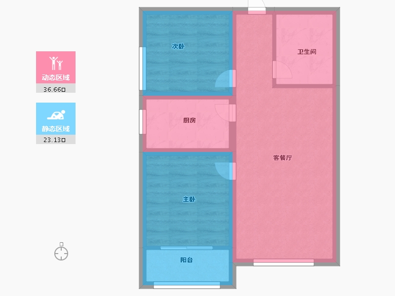 山东省-济南市-映月紫云城-52.62-户型库-动静分区