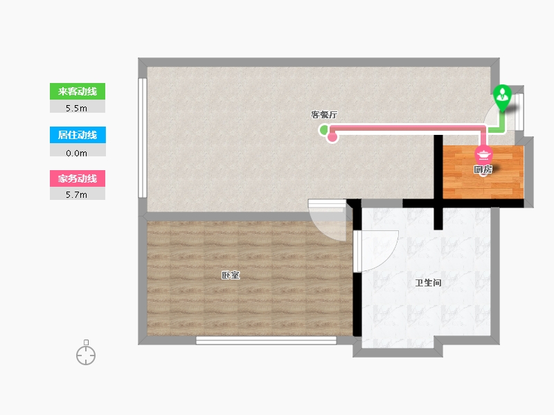 江苏省-苏州市-金奥诺阁雅社区-73.99-户型库-动静线