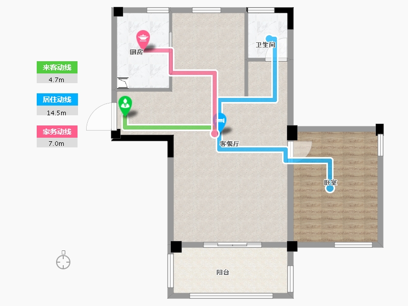 福建省-宁德市-屏南弘祥天玺-97.00-户型库-动静线