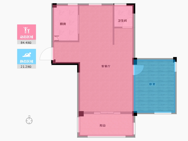 福建省-宁德市-屏南弘祥天玺-97.00-户型库-动静分区