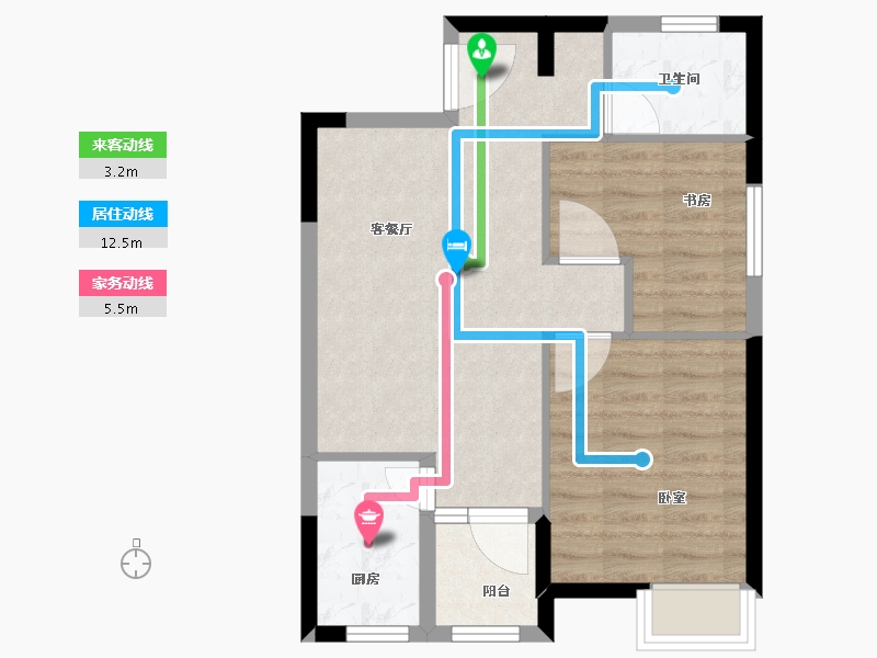 河南省-郑州市-御品蔚来云城-58.00-户型库-动静线