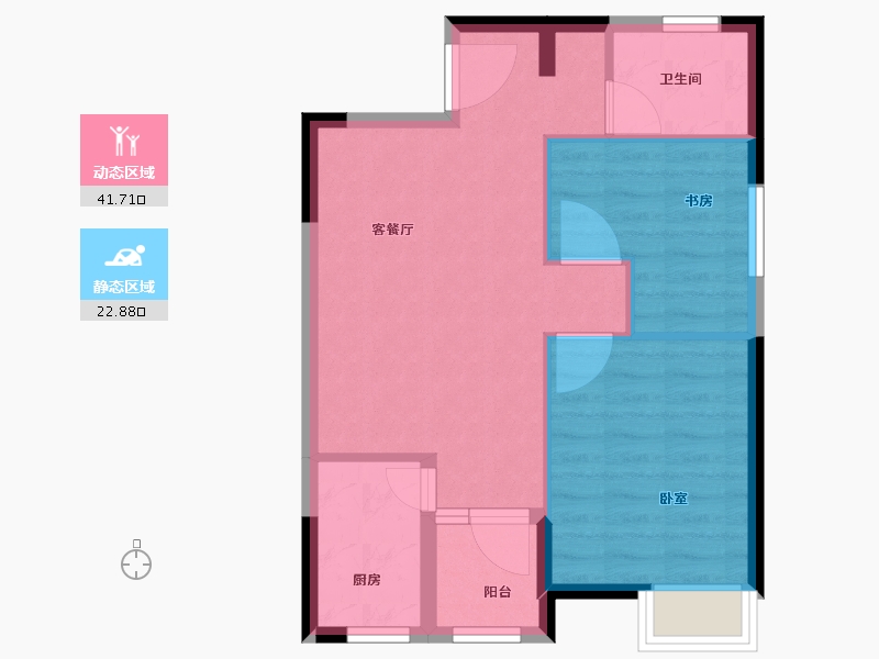 河南省-郑州市-御品蔚来云城-58.00-户型库-动静分区