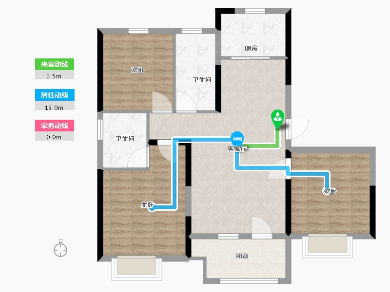 山东省-青岛市-国际海洋智区 云府-94.00-户型库-动静线