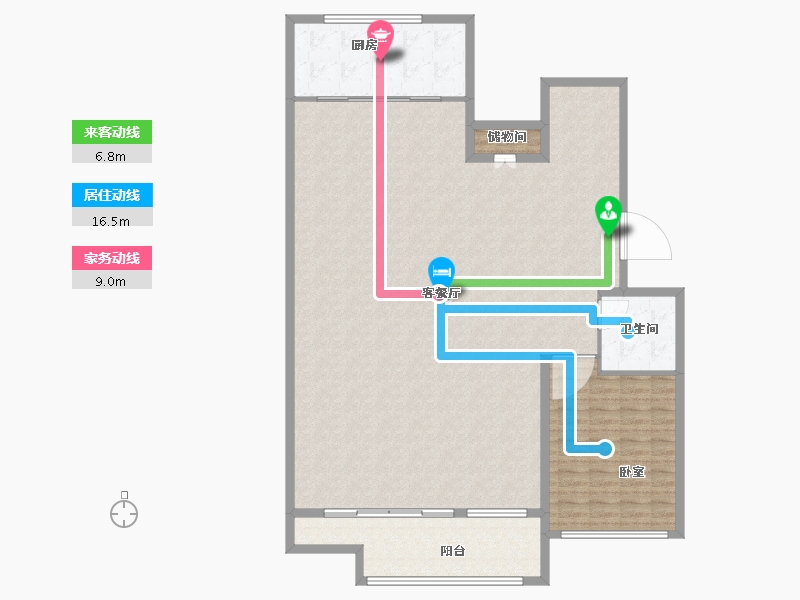 河南省-郑州市-建业新筑-162.21-户型库-动静线