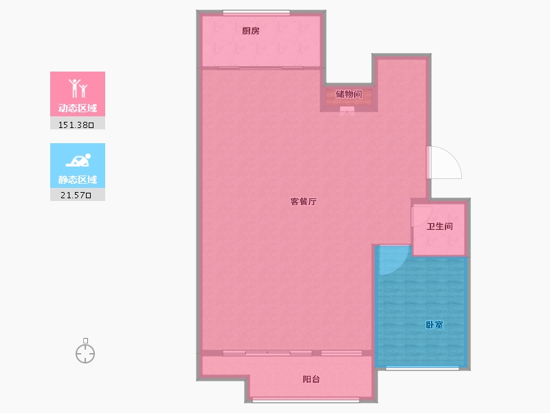 河南省-郑州市-建业新筑-162.21-户型库-动静分区