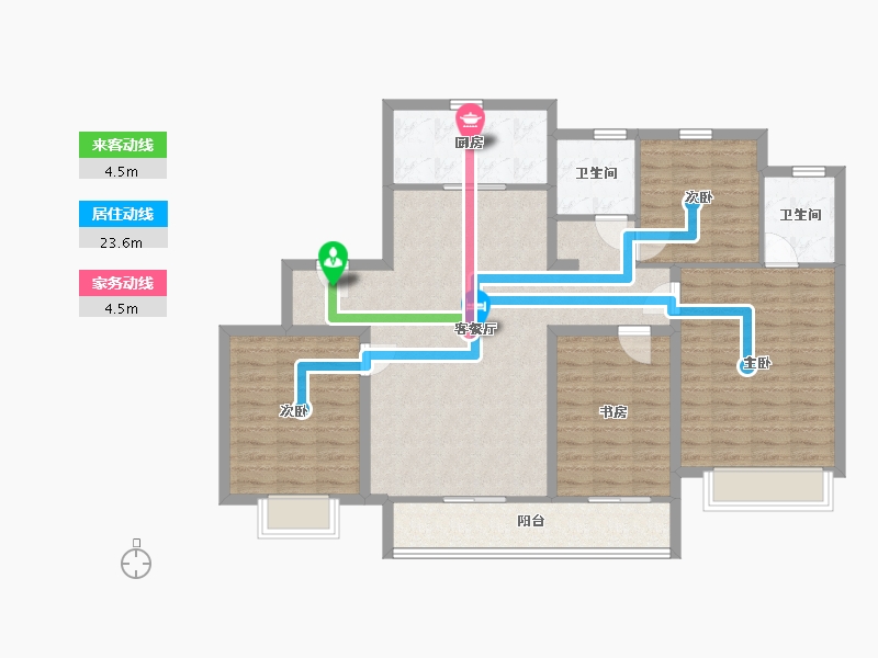 山东省-青岛市-中建锦绣天地-113.99-户型库-动静线