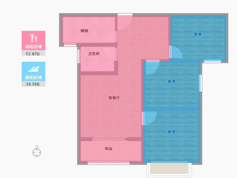 河南省-安阳市-上城公馆北郡-82.00-户型库-动静分区