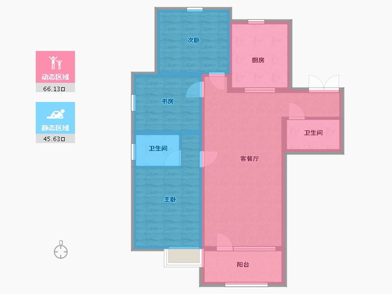 山东省-青岛市-七色堇-100.00-户型库-动静分区