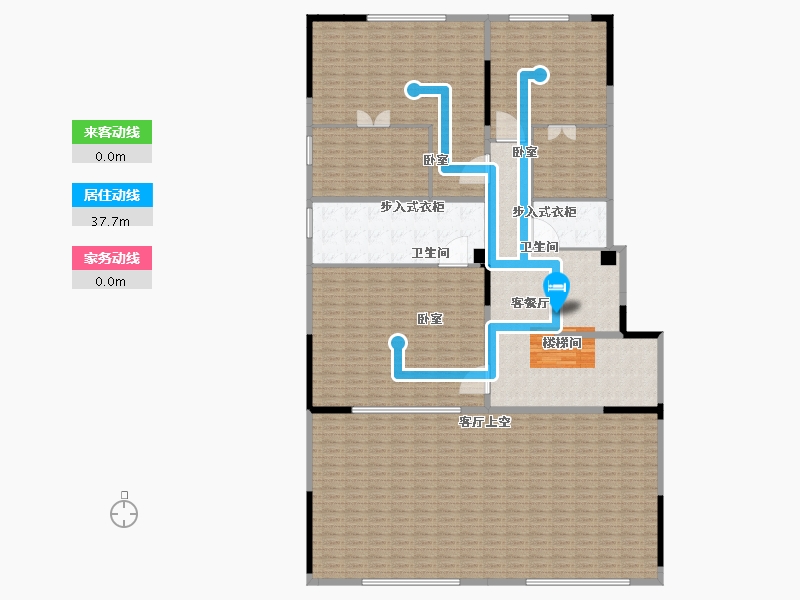 河南省-新乡市-蓝光凤湖长岛国际社区-206.20-户型库-动静线