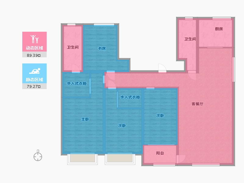 山东省-潍坊市-紫宸名郡-151.20-户型库-动静分区