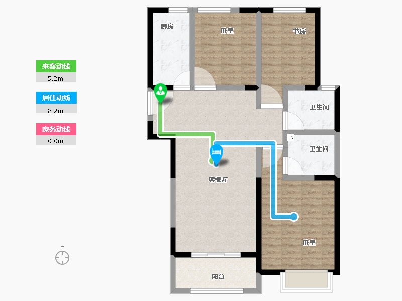 河南省-郑州市-正商汇航佳苑-94.00-户型库-动静线