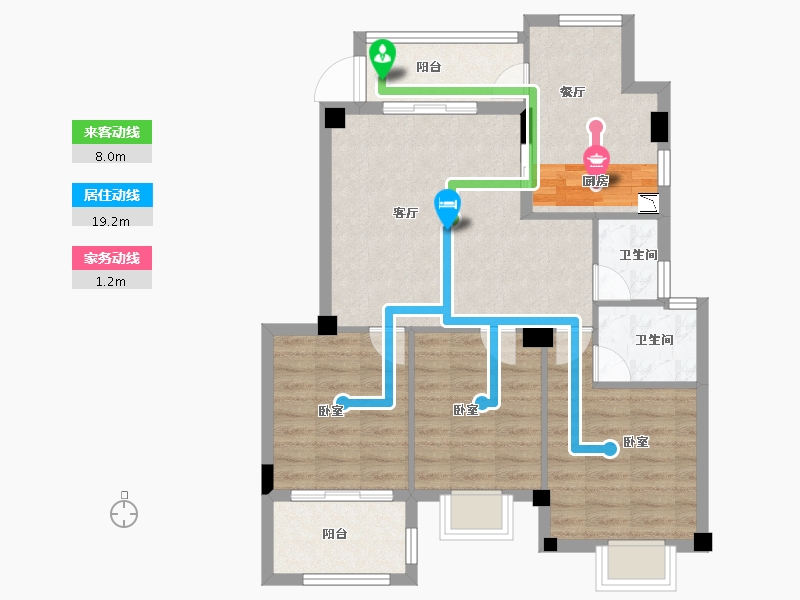 福建省-宁德市-福泰央府-79.00-户型库-动静线