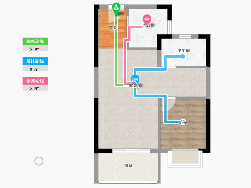 福建省-漳州市-角美宝嘉誉峰-50.25-户型库-动静线