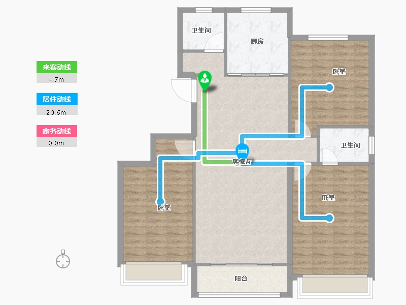 河南省-安阳市-丛台金悦湾-110.00-户型库-动静线