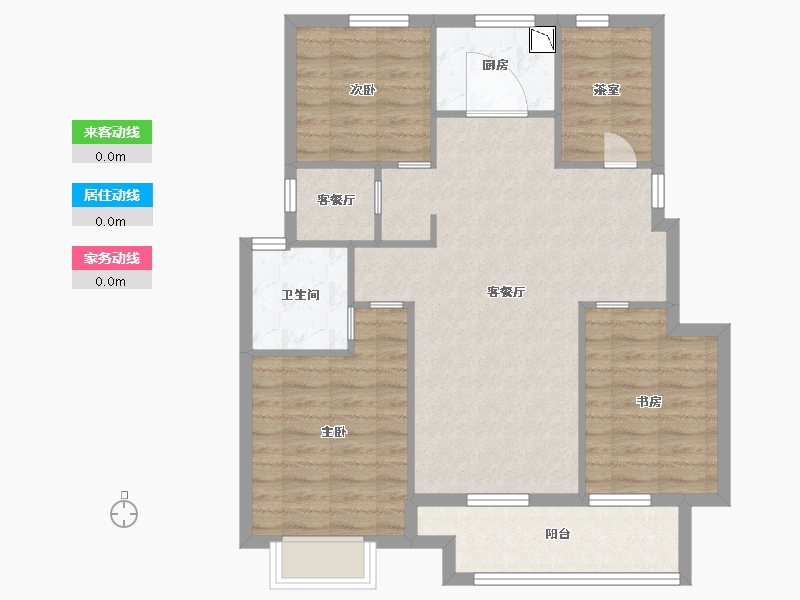 江西省-南昌市-国贸凤凰原-86.00-户型库-动静线