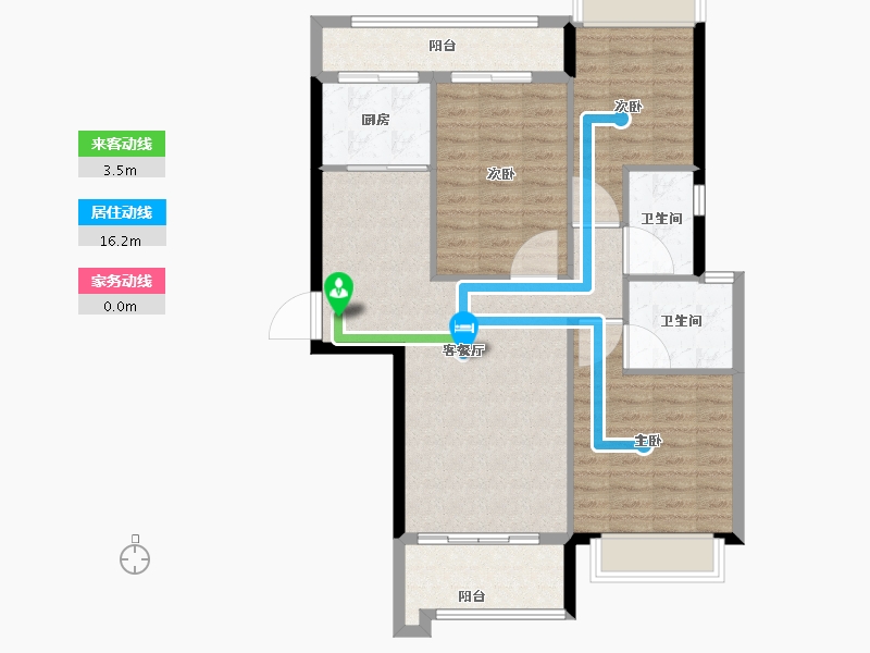 福建省-南平市-旭日城-93.00-户型库-动静线