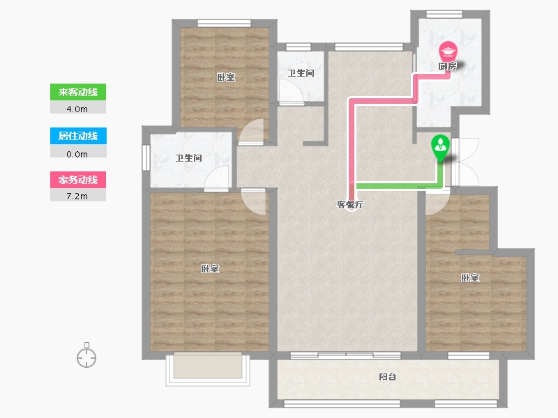 山东省-菏泽市-巨野枫叶正红（枫庭骊景）-106.78-户型库-动静线