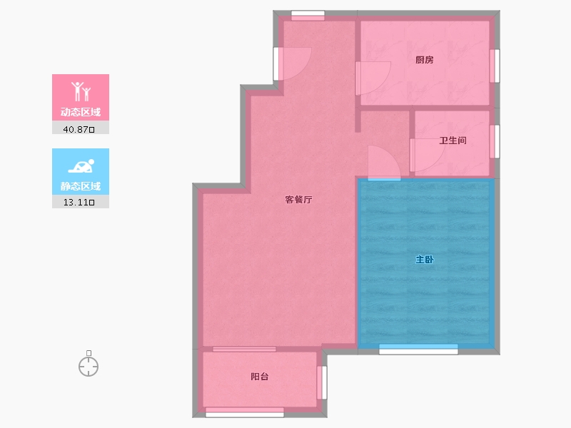 天津-天津市-中环福境-48.73-户型库-动静分区