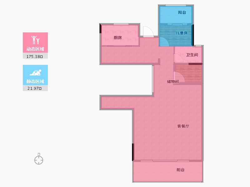 福建省-漳州市-碧桂园阳光城十里江湾-184.00-户型库-动静分区