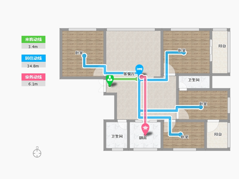 山东省-菏泽市-格兰云天-147.92-户型库-动静线